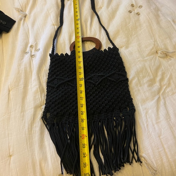 Danielle Nicole Macrame Handbag - Picture 2 of 6